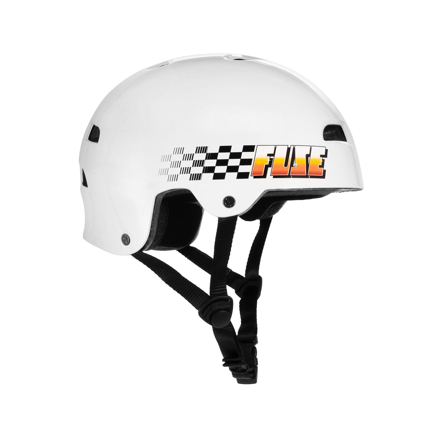 Fuse Alpha Helmet - Glossy White Speedway