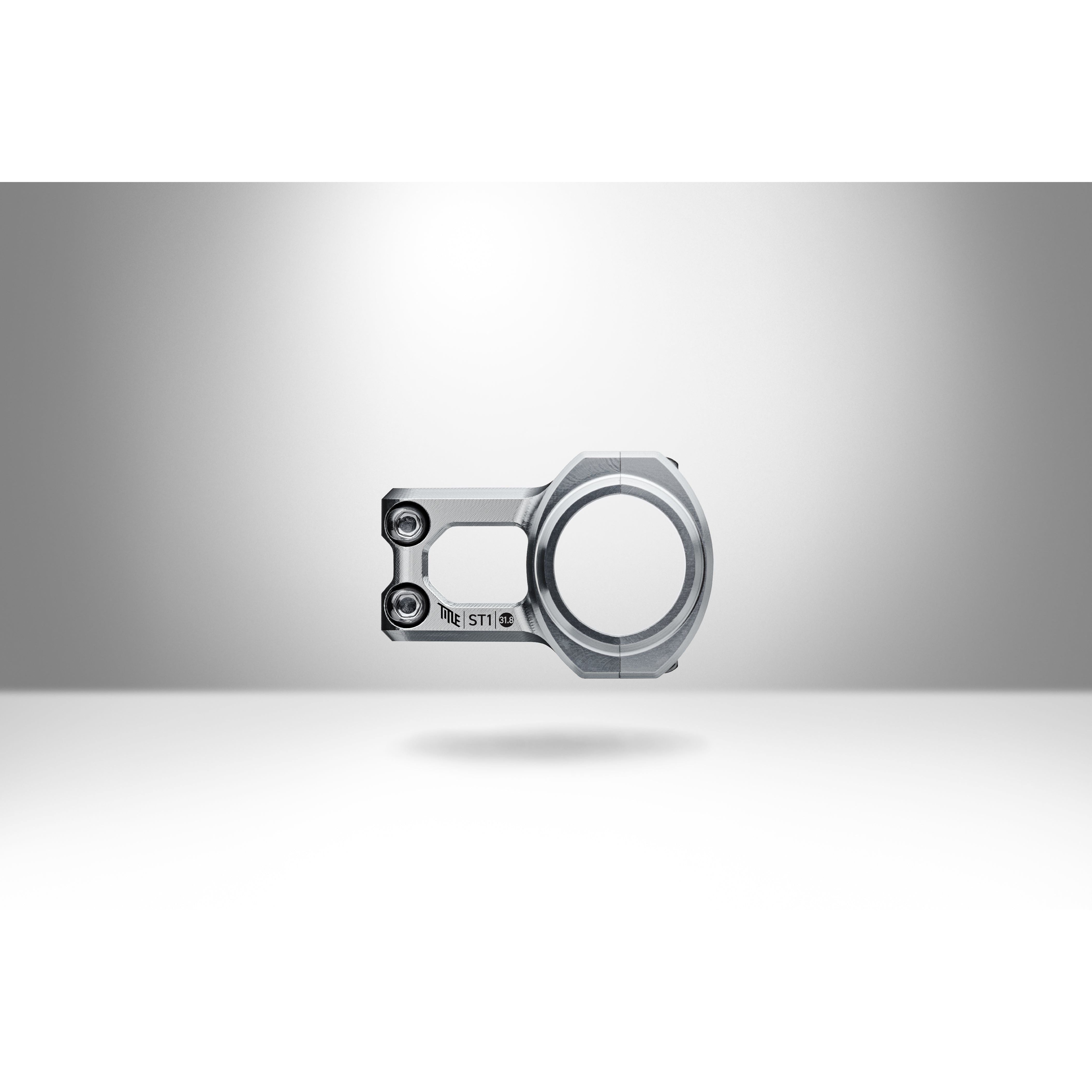 Title MTB ST1 31x31 Chrome mountain bike stem polished silver finish