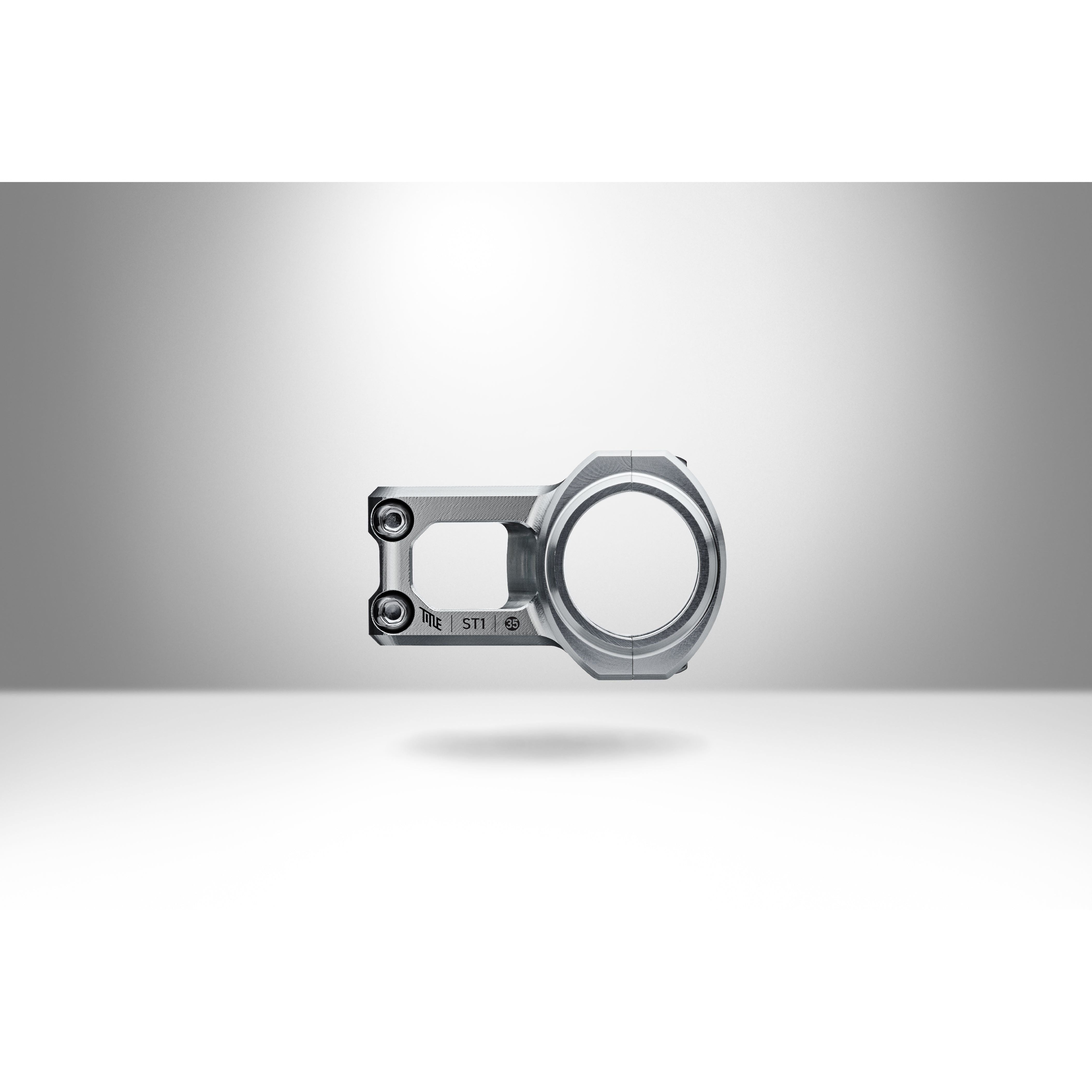 Title MTB ST1 Chrome alloy mountain bike stem polished silver finish